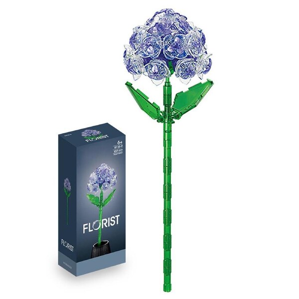 HOLALA DIY Flower Bouquet Building Blocks Botanical Toy Kit-8735-9