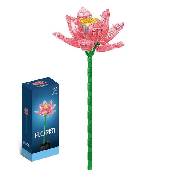 HOLALA DIY Flower Bouquet Building Blocks Botanical Toy Kit-8735-2