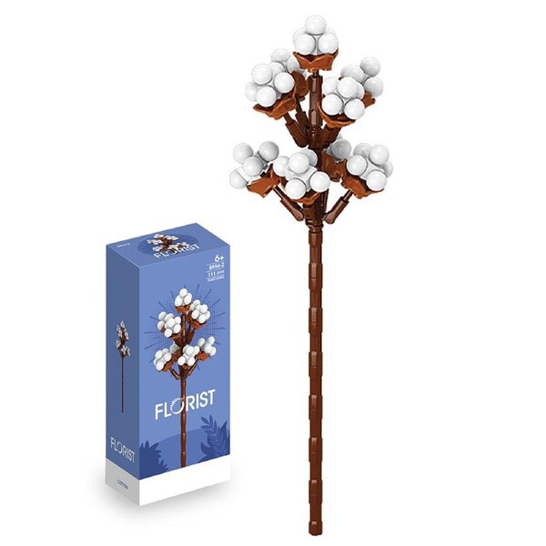 HOLALA DIY Flower Bouquet Building Blocks Botanical Toy Kit-8856-2
