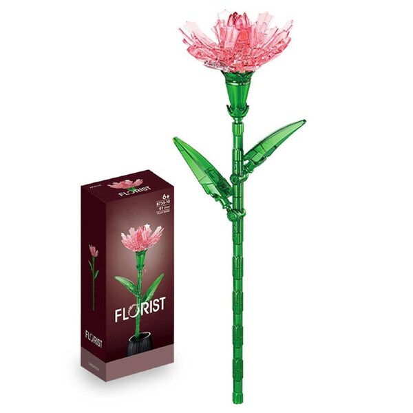 HOLALA DIY Flower Bouquet Building Blocks Botanical Toy Kit-8735-10