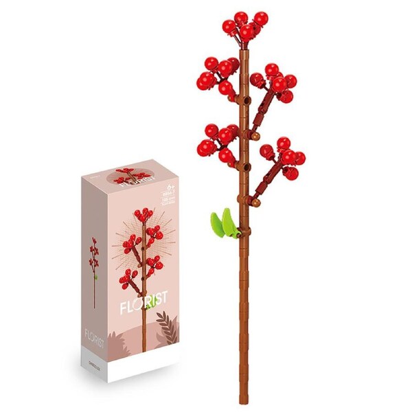 HOLALA DIY Flower Bouquet Building Blocks Botanical Toy Kit-8856-7