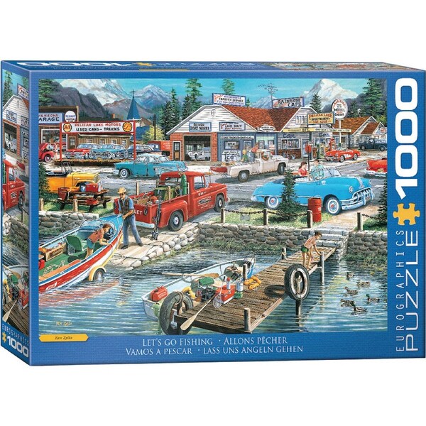 Puzzle Let's Go Fishing 1000pc