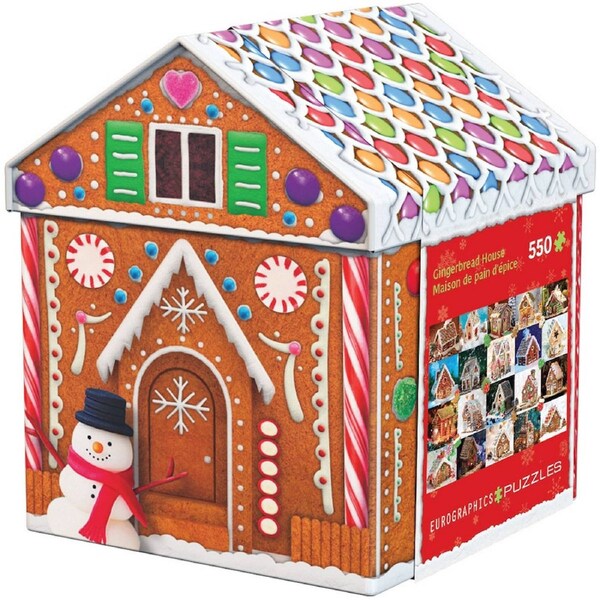 Puzzle Gingerbread House 550P *Tin