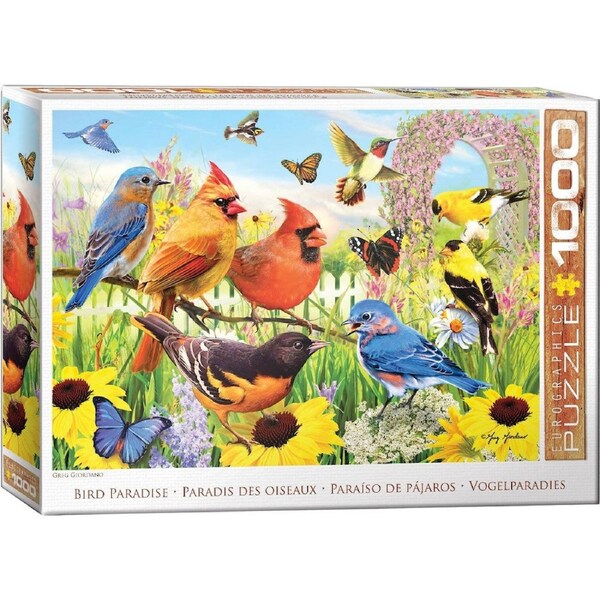 Puzzle Backyard Birds 1000pc