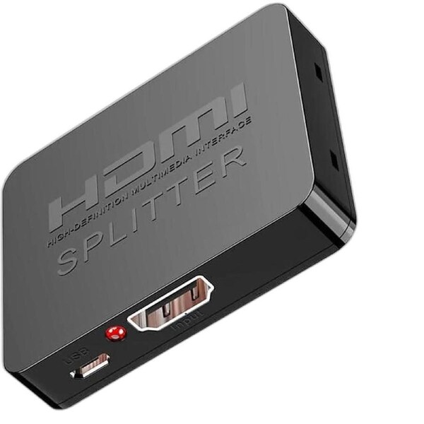 ESTONE 4K@30Hz HDMI Splitter 1x2 HDMI Splitter 1 in 2 out HDMI Amplifier Switch HDR HDMI1.4 Splitter for PS4 Apple TV XBox PS5