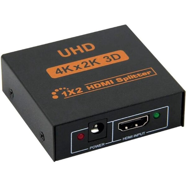 ESTONE 4K HDMI Splitter Full HD 1080p Video HDMI Switch Switcher 1X2 Dual Display For HDTV DVD PS3 Xbox