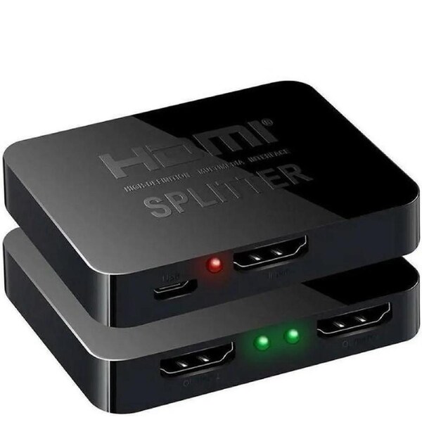 HDMI Switch 4K HDMI Splitter,ESTONE HDMI Splitter 1 Input 2 Output HDMI Switch Splitter Supports 4K 3D 1080P for Xbox PS4 Roku HDTV (1 Input to 2 Output)