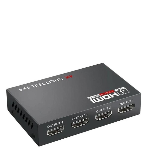 HDMI Switch 4 in 1 Out,LUOM 4K HDMI Splitter, 4K 30Hz HDMI Switch HDMI 4 Port Box Hub Supports HDR 3D HDCP1.4, Compatible with PS5 PS4 Xbox Fire Stick Roku Apple TV PC