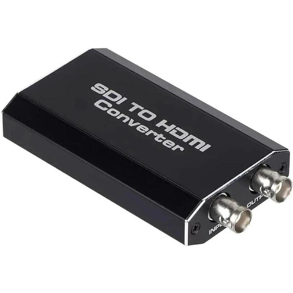 1080P SDI to HDMI Converter, SDI to HDMI Audio De-embedder Support 3G-SDI, HD-SDI, SD-SDI Auto Format Detection and Stereo Audio De-embedder, SDI Loopout (OZH5-1)