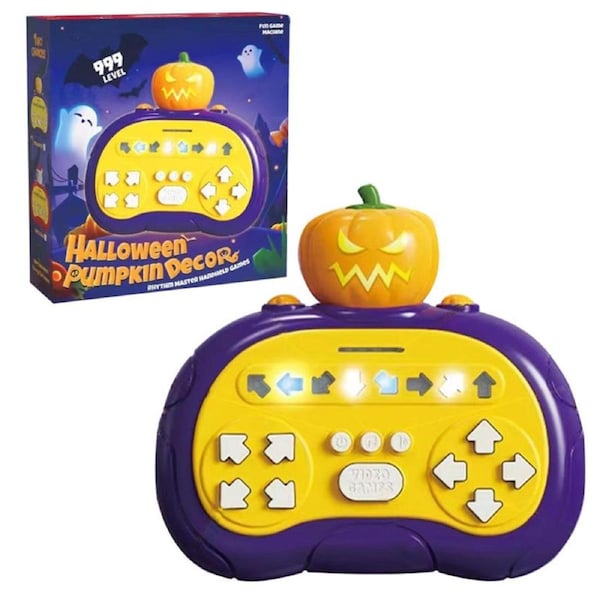 HOLALA Finger Dance Game Handheld Rhythm Game with Light Music for Kids-Halloween