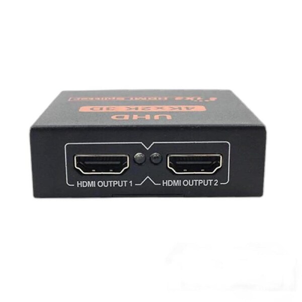 ESTONE 3D 4K*2K HDMI 1080P Splitter 1X2 HDMI Switch Switcher Split 1 in 2 Out Video Amplifier Repeater for HDTV Display DVD PS3