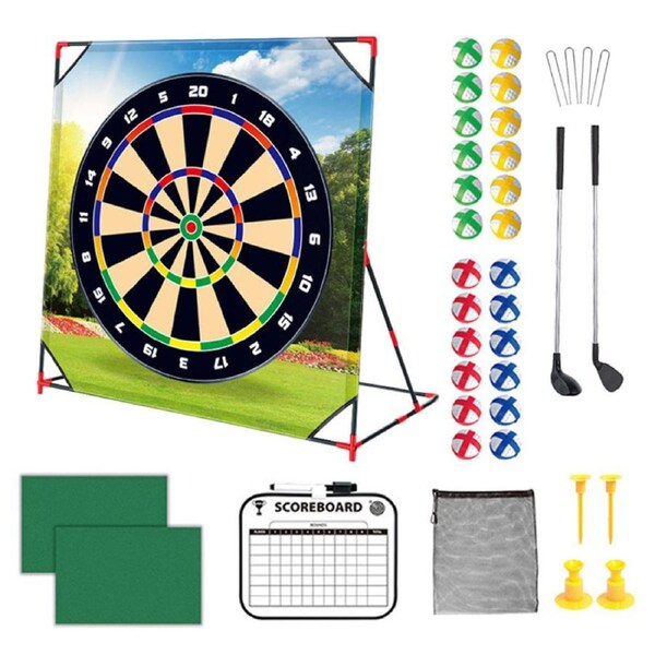 HOLALA Golf Target Battle Game Set with Stand Outdoor Chipping Practice-50B