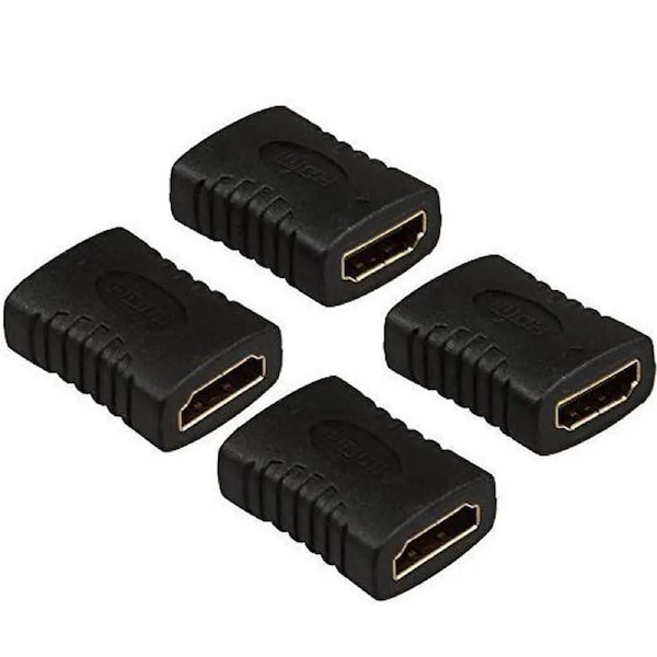 ESTONE HDMI Coupler, HDMI Female to Female Adapter for Extending HDMI Devices, for HDTV Roku TV stick Chromecast, Nintendo Switch Xbox One PlayStation 4 PS 3, Laptop PC- 4 Pack