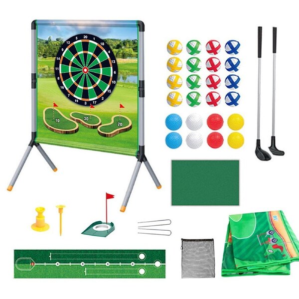HOLALA Golf Chipping Battle Game with Stand for Outdoor Practice-45B