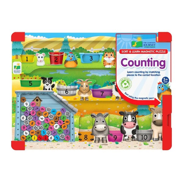 Learning Journey: Sort & Learn Magnetic Puzzle Farm Toy