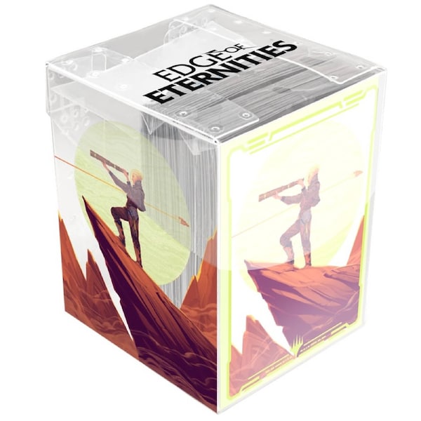 Ultra Pro: UP38855 Edge of Eternities 100ct Deck Protector Sleeves Clear Box Character Mythic MtG