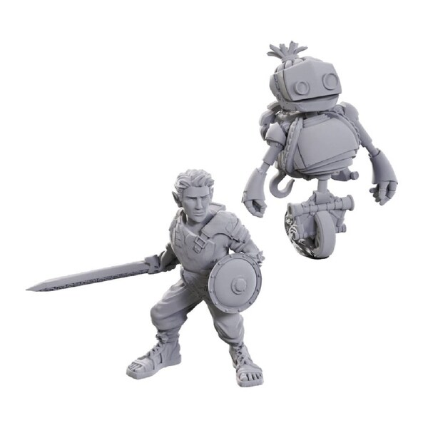 Critical Role Unpainted Miniatures: Orym of the Air Ashari & Fresh Cut Grass