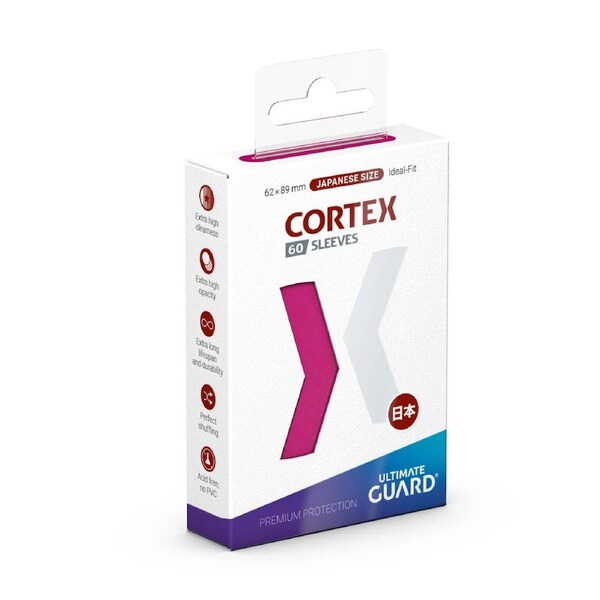 Ultimate Guard: Japanese Size Sleeves Cortex Pink