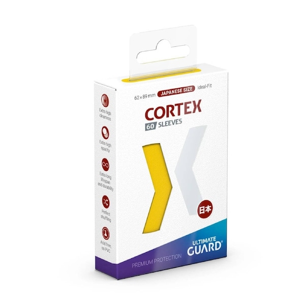 Ultimate Guard: Japanese Size Sleeves Cortex Yellow