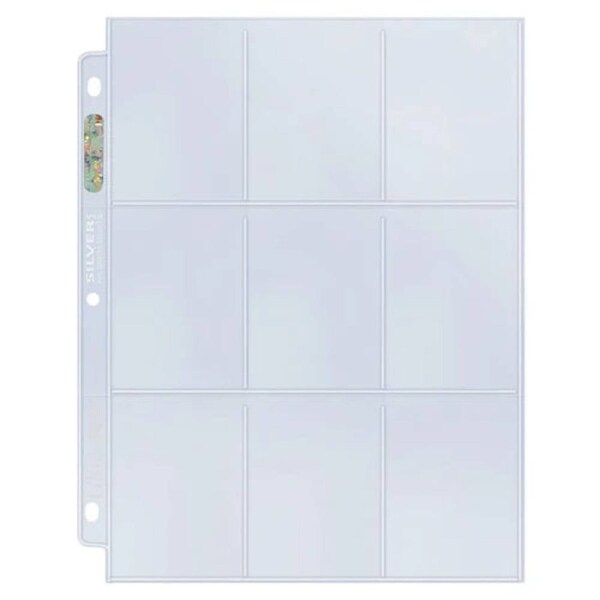 Ultra Pro: UP83645 Ultra PRO Silver Series 9-Pocket Pages 25 ct retail pack