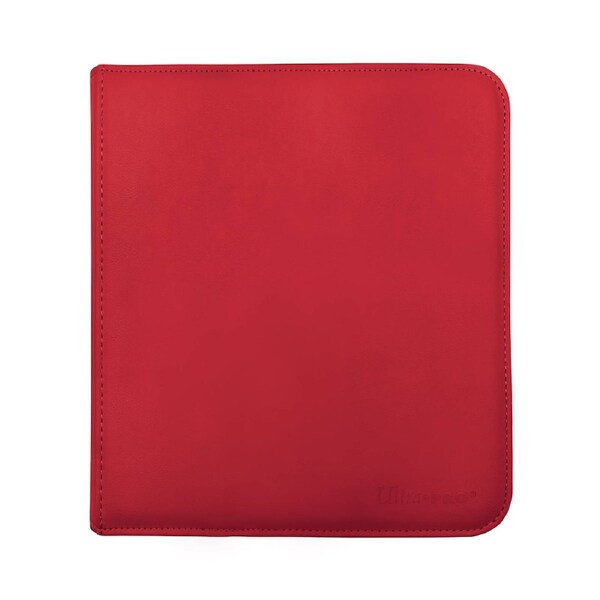 Ultra Pro: UP15743 Vivid 12-Pocket Zippered PRO-Binder: Red