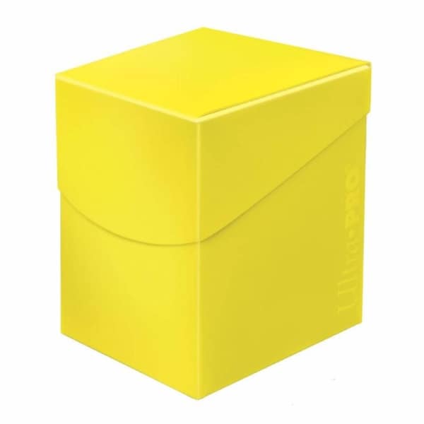 Ultra Pro: UP85690 Eclipse PRO 100+ Lemon Yellow Deck Box Cards
