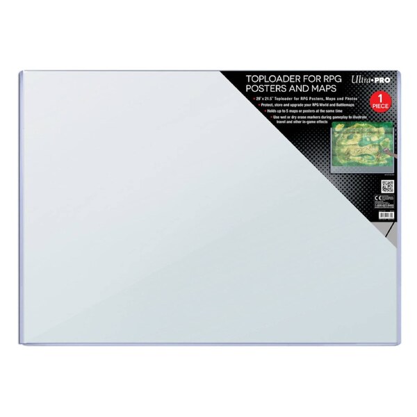 Ultra Pro: UP15730 29"x21.5" Toploader for RPG Posters and Maps