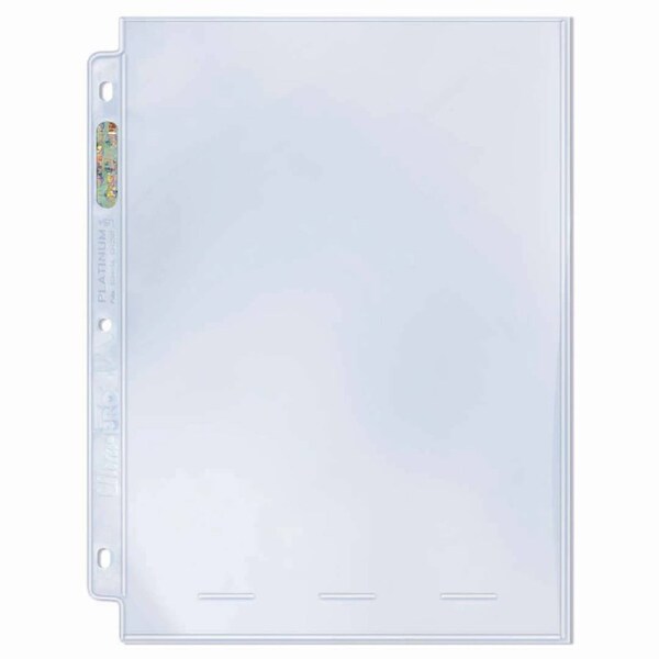 Ultra Pro: UP81415 1-Pocket Platinum Page with 8"x10" Pocket