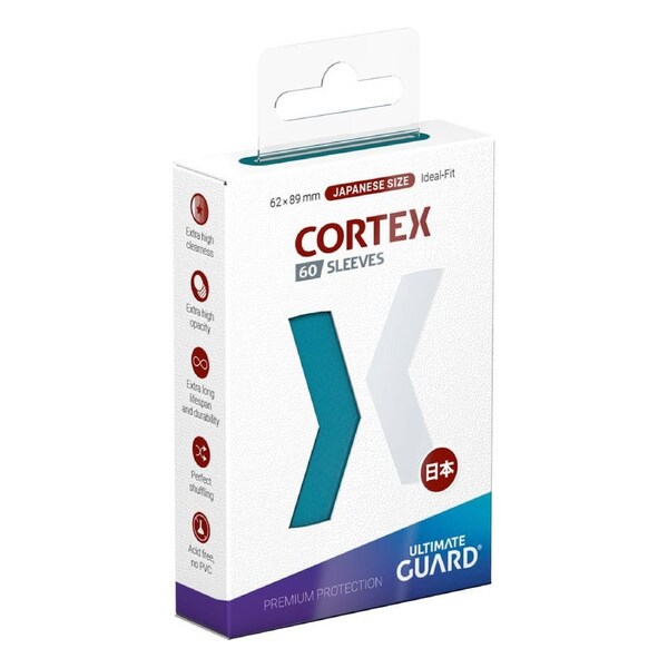 Ultimate Guard: Japanese Size Sleeves Cortex Petrol