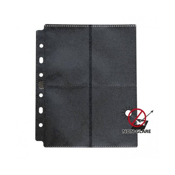 Dragon Shield: Non-Glare Binder Pages 8-Pocket Display Black