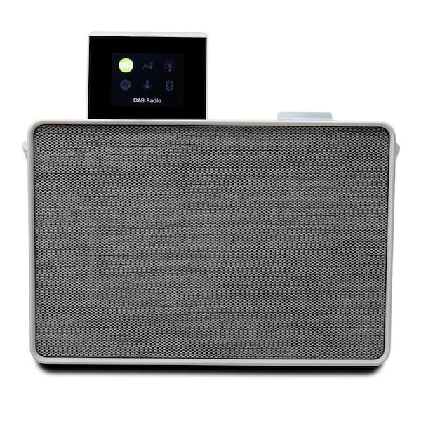 PURE Evoke Play Portable Smart Radio with Carry Handle - Cotton White