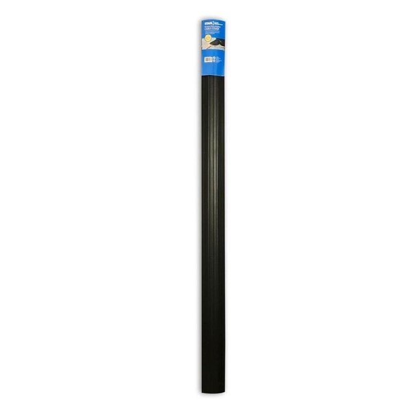 Stahl 65mm x 1m Light Duty Rubber Cable Cover Black