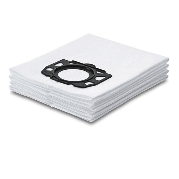 Karcher Fleece Filter Vacuum Cleaner Bag - 4 Pack - High Dust Retention