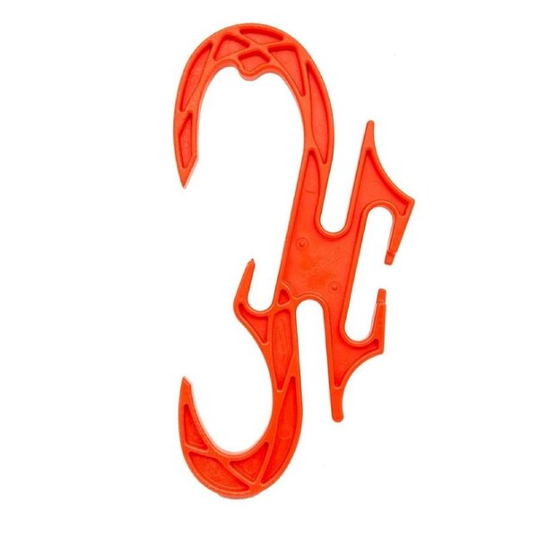 Crescent Plastic Cable Suspension Hanger 230mm Orange Safe Storage