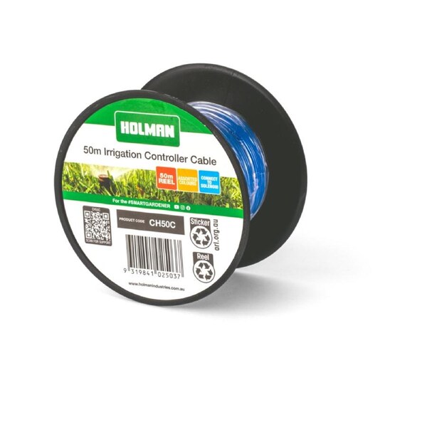 Holman Irrigation Wire Cable - 50m - Assorted Colours - Easy Identification