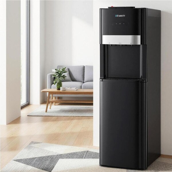 Devanti 3 Taps Water Cooler Dispenser Bottom Loading Dispenser Chiller Filter Purifier