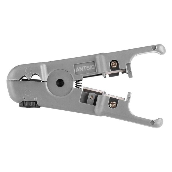 Antsig UTP STP Cable Stripper - 3.5 to 9mm - Plastic - Adjustable Blade