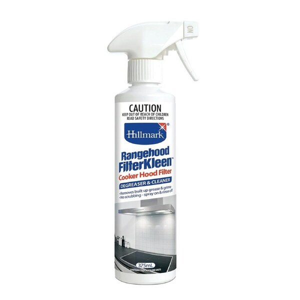 Hillmark Rangehood Filterkleen - 375ml - Trigger Bottle - Non-Caustic