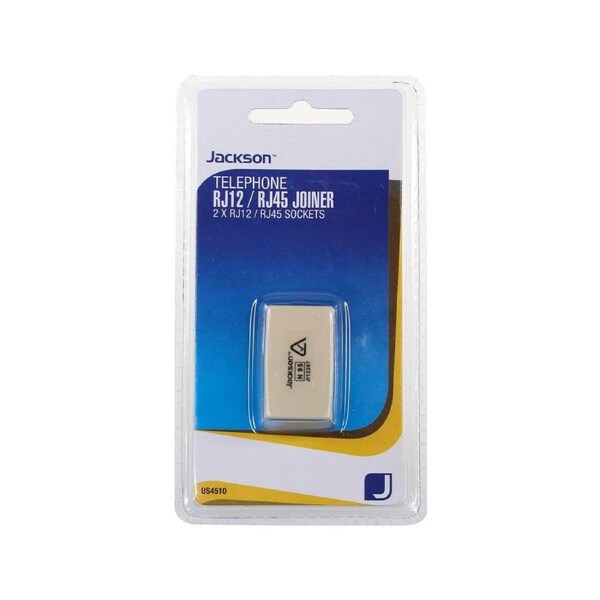 Jackson RJ45 Joiner - 8P8C - Plastic - Inline Connector