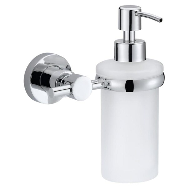 Tesa Loxx Soap Dispenser - Chrome Plated Metal - 127mm x 107mm x 170mm