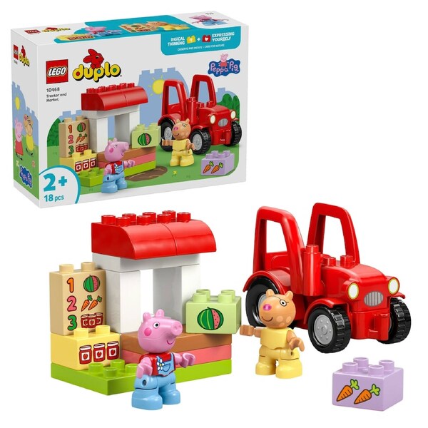 LEGO DUPLO Peppa Pig: Tractor and Market (10468)