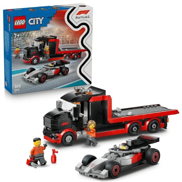 LEGO City: F1 Display Truck with Audi F1 Race Car (60493)