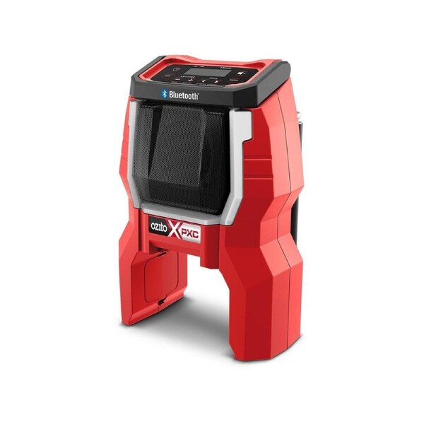 Ozito 18V Cordless Bluetooth Radio PXBRDS 018 - Compact Portable Speaker - Digital Tuning - Phone Storage Holder