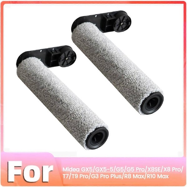 2PCS Roller Brush for GX5/GX5-5/G5 Pro/X8SE/X8 Pro T7/T9 Pro/ Plus/R8 Max/R10 Max Floor Scrubber Accessories