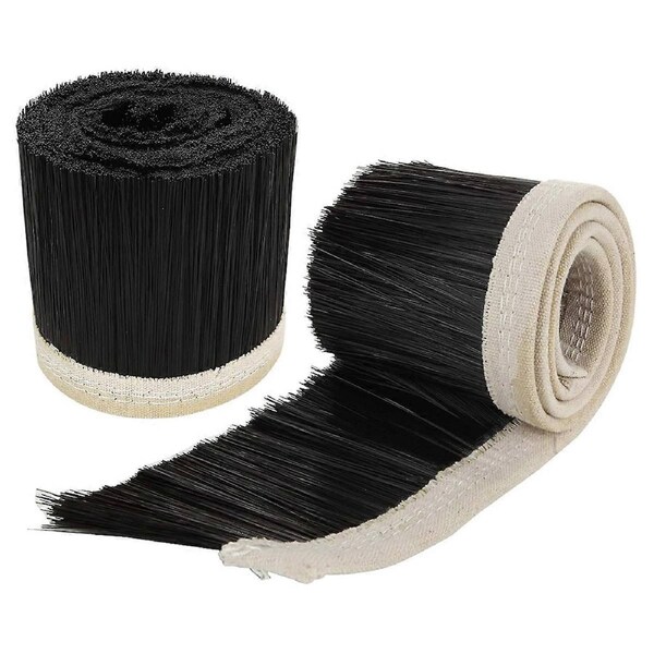 2 PCS 70mm Dust Shoe Brush,1M Length CNC Vacuum Brush,Vacuum Cleaner Engraving Machine Dust Cover for CNC Router Spindle