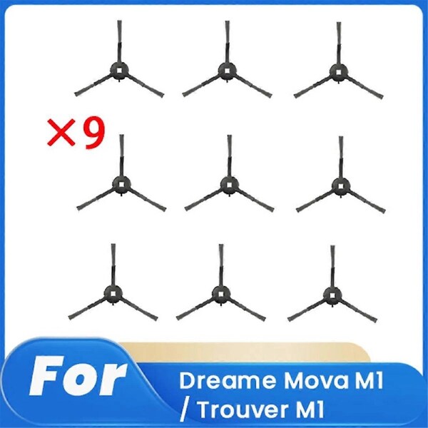 9 Pcs Side Brush for M1 / Trouver M1 Robot Vacuum Cleaner Parts Replacement