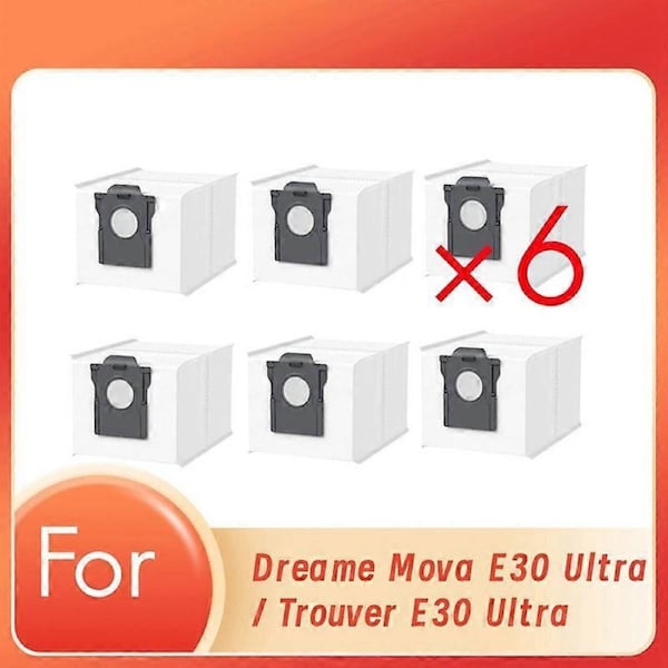 6 Pcs Dust Bags for E30 Ultra / Trouver E30 Ultra Sweeper Accessories Built to Last and Work Well