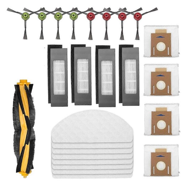 Replacements Parts for Ozmo 920/950/T5/T8 T8MAX T8Power T8aivi T8+Main Brush Side Brushes HEPA Filters