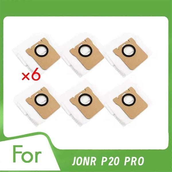 6 Pcs Dust Bag for P20 PRO Sweeper Accessories Enhanced Cleaning Efficiency