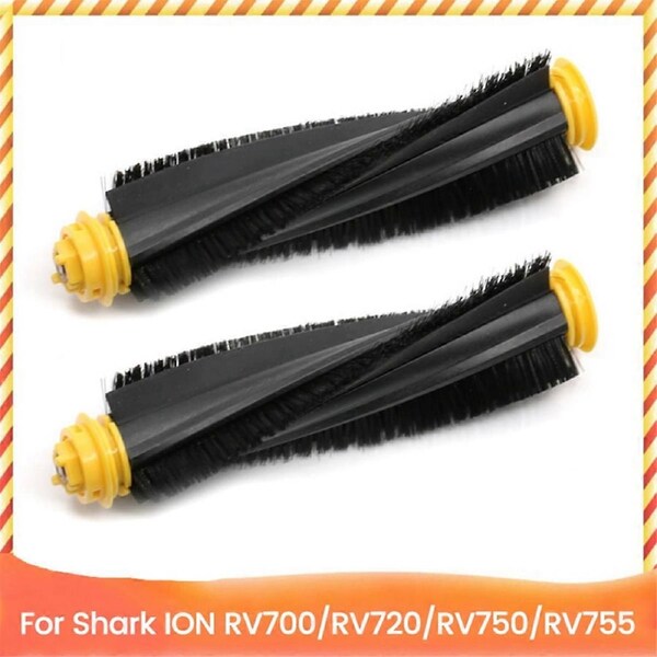 2PCS Main Brush Replacement for Shark ION RV700/RV720/RV750/RV755 Robot Vacuum Cleaner Parts Roller Brushes